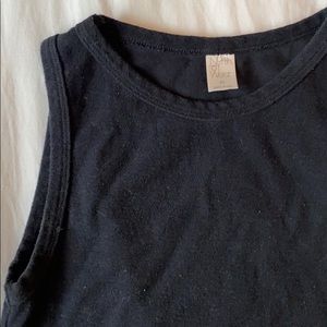 Black North of West Long Tank Top (USA Mad…